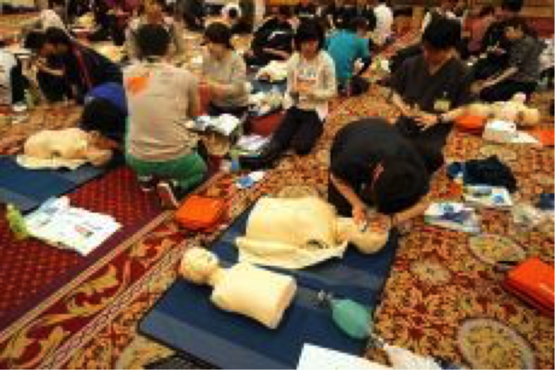 ACLS講座中の風景