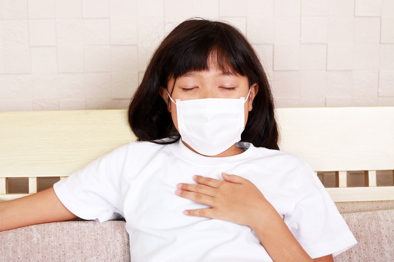 呼吸が苦しそうな子ども