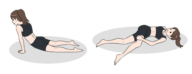 椎間板のストレッチ方法