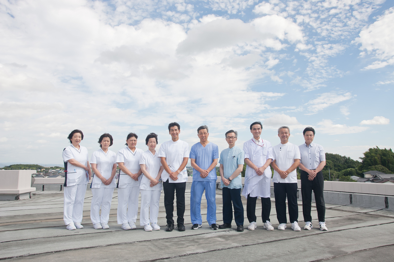 当院屋上にて撮影