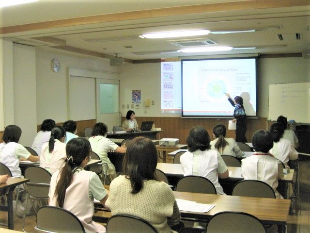 職員教育の様子