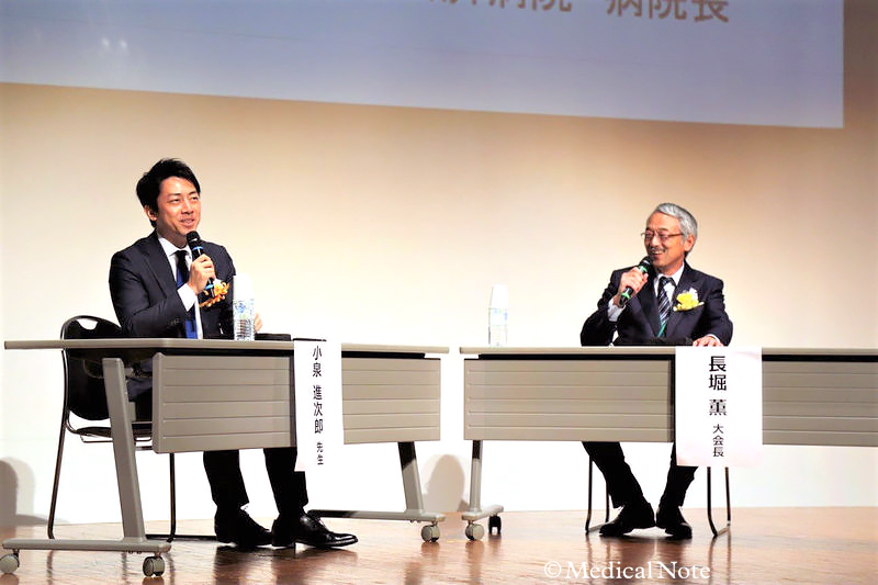 長堀先生、小泉氏