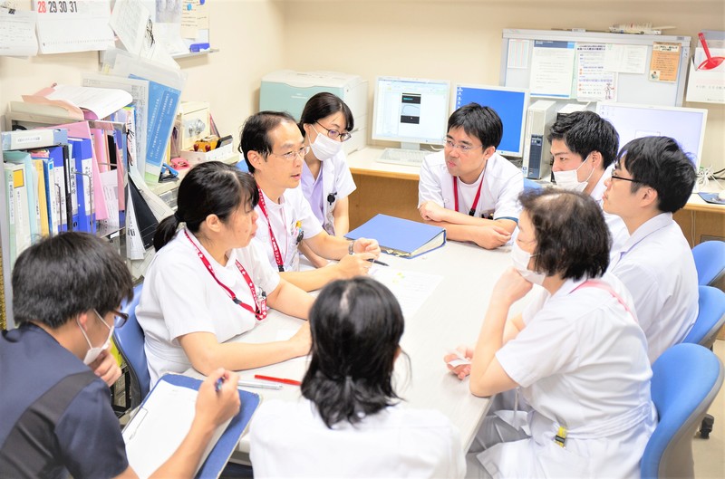 カンファレンスの様子（藤沢市民病院よりご提供）