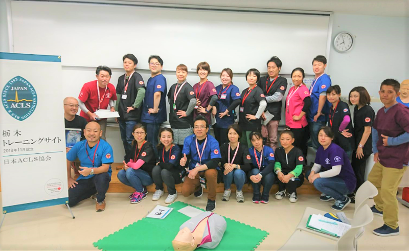 日本ACLS協会 栃木トレーニングサイトの様子