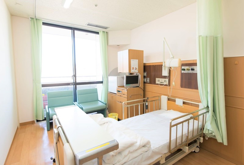 緩和ケア病棟の病室の様子