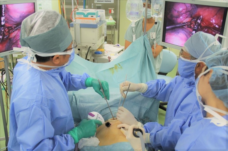 内視鏡手術の様子