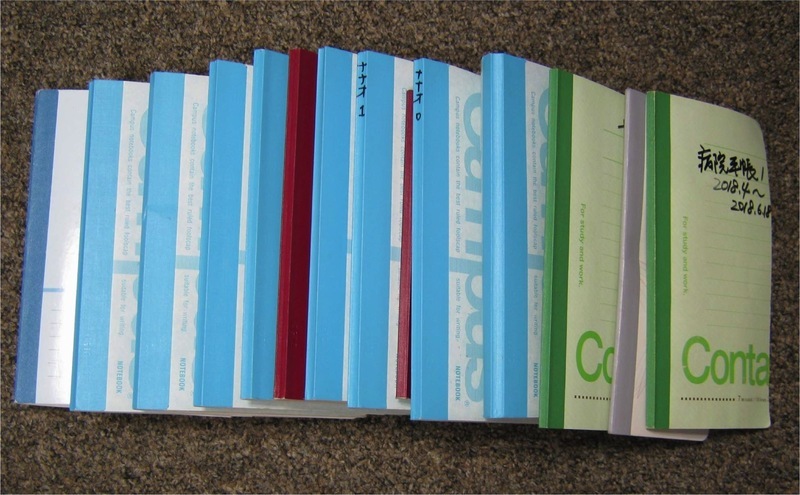 職員の要望やアイディアを記録したノート