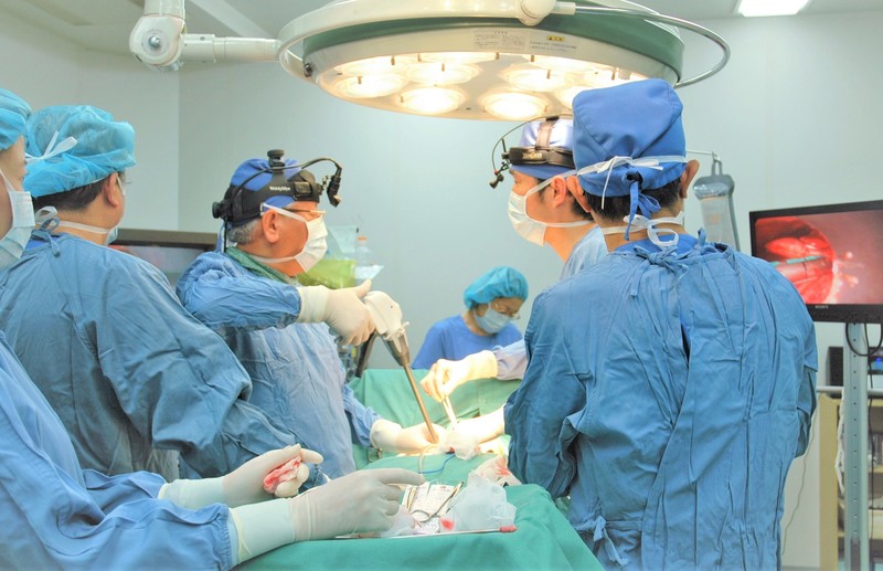 手術中の様子
