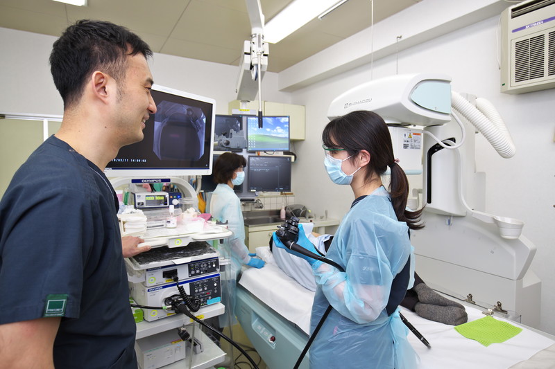 内視鏡検査の様子