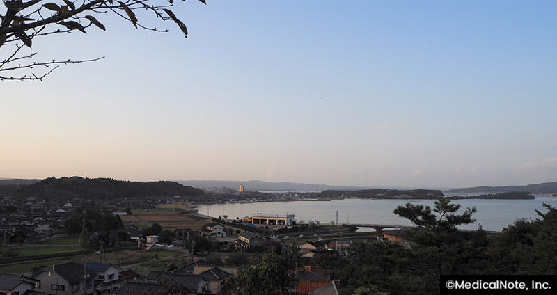 病院からの海景