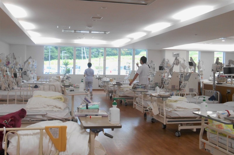 透析室の様子