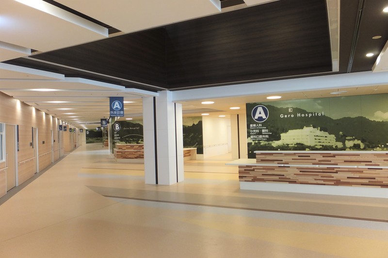 岐阜県立下呂温泉病院 内観