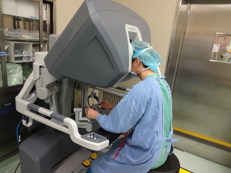 ロボット支援手術の様子