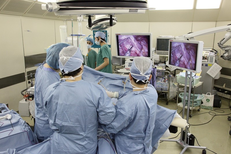 手術中の様子