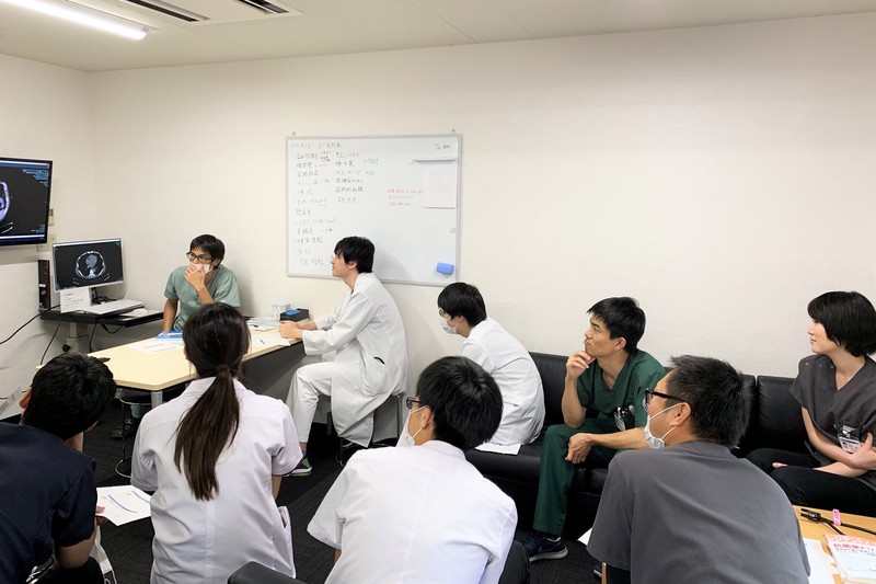研修医クリニカルカンファレンスの様子