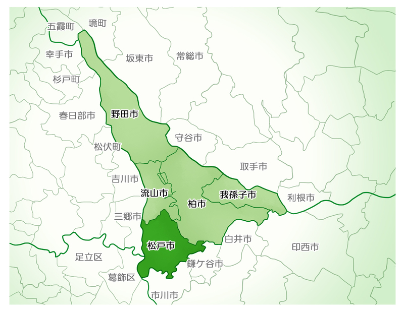 松戸市　地図