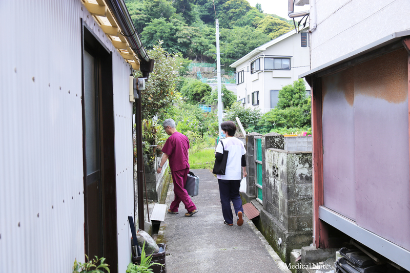 自宅訪問の様子