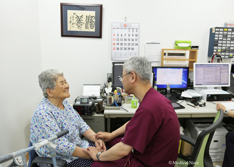 患者さんと話している様子