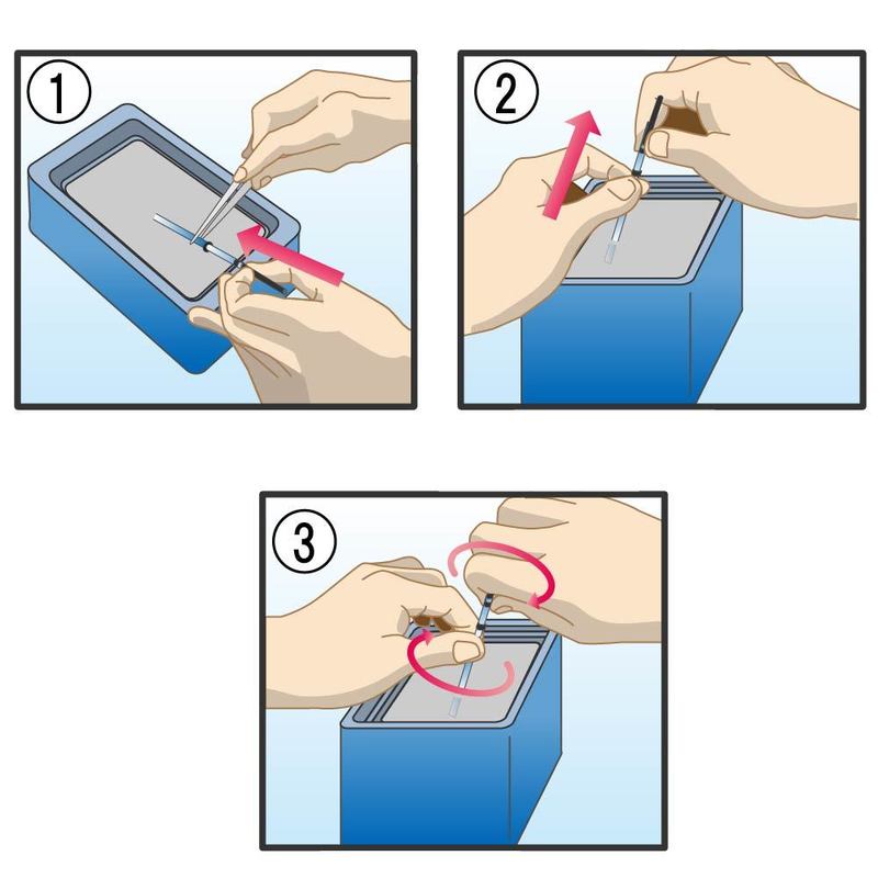 卵子凍結保存の様子