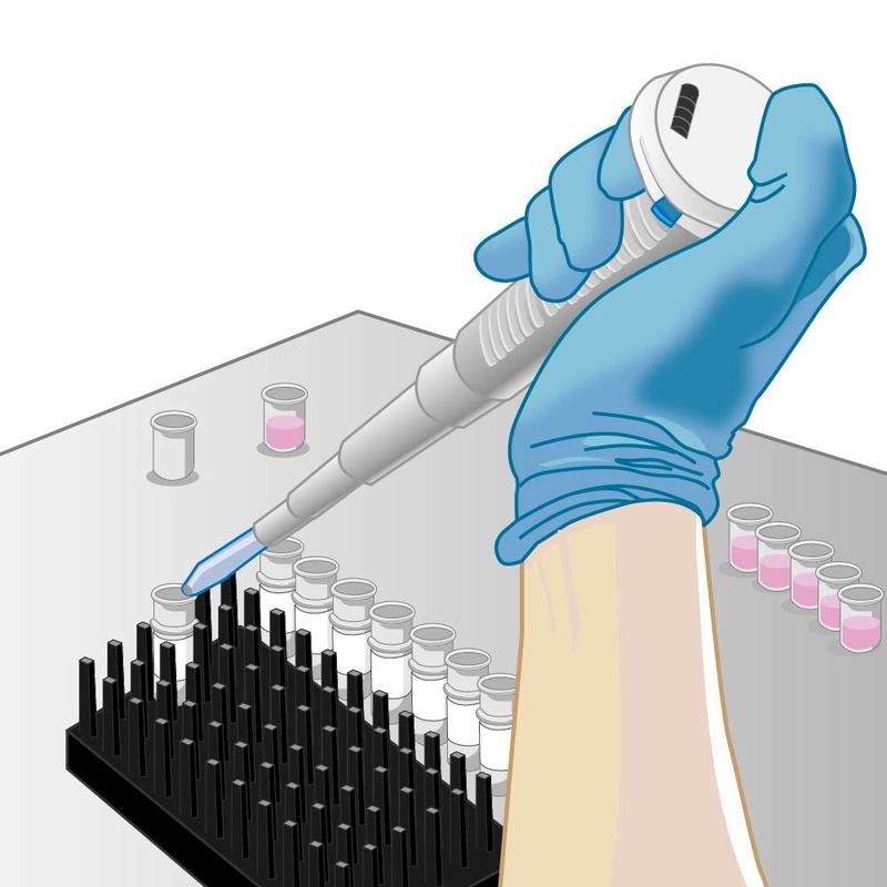 凍結保護剤の注入の様子 
