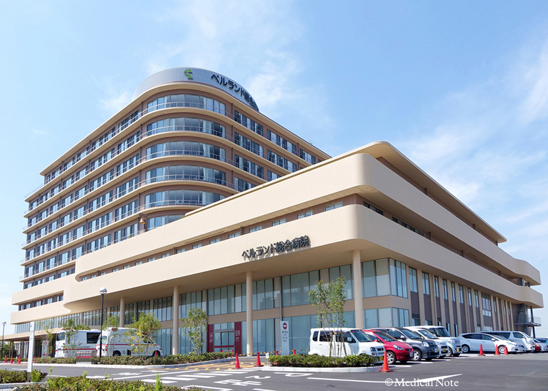 ベルランド総合病院の外観