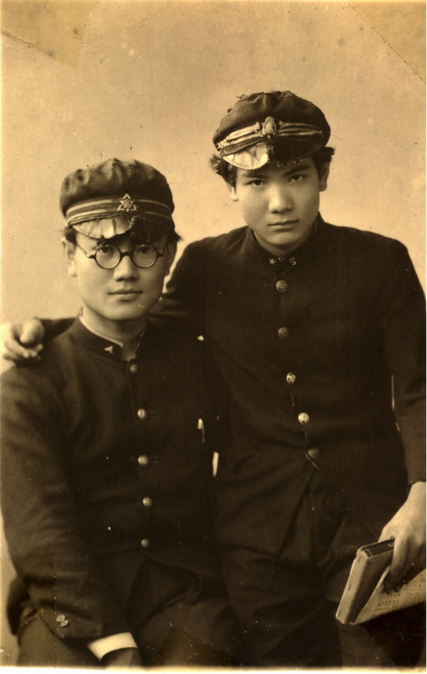 高久史麿先生と兄・瞬一郎氏の写真
