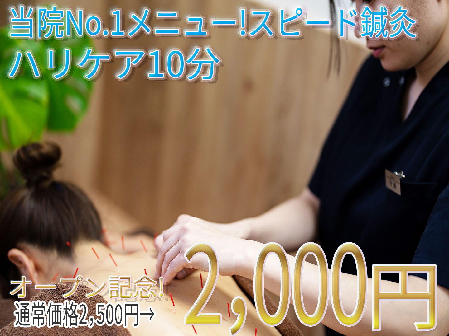 【オープン記念3/15~21限定】ハリケア10分 2000円