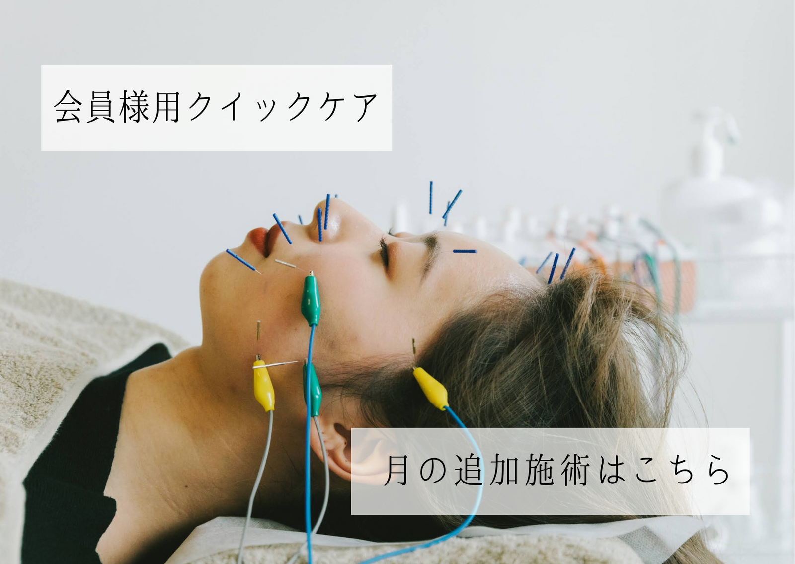【会員様追加用】クイック美容鍼（電気付き）