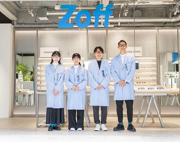株式会社ゾフ/ショップスタッフ／全国の「Zoff」店舗で募集／教育制度充実／未経験可
