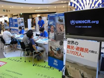 写真:三井不動産株式会社でのキャンペーンの模様