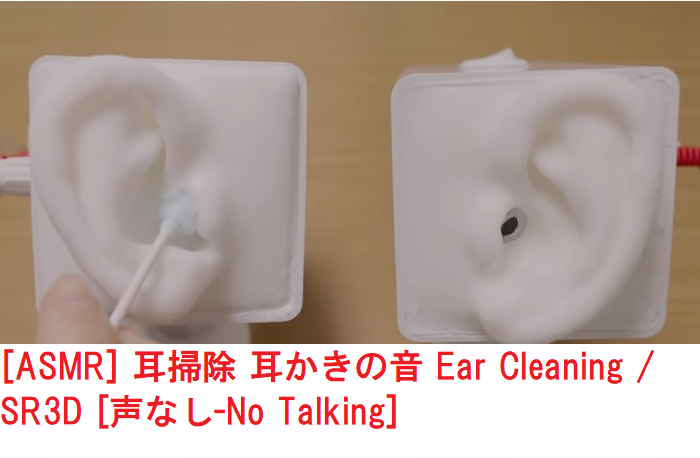 はとむぎの[ASMR] 耳掃除 耳かきの音 Ear Cleaning / SR3D [声なし-No Talking]動画のキャプチャ画像