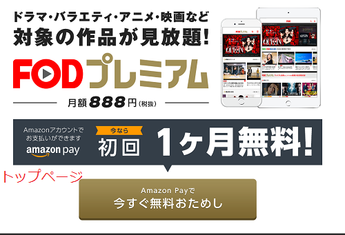FODプレミアムトップページ
