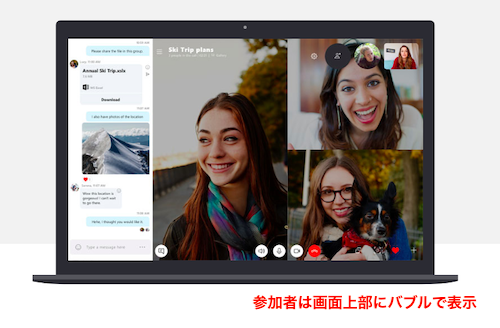Skype画面