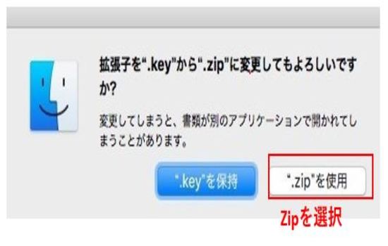 ZIP化設定