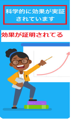 効果が証明されている