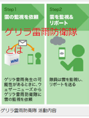 ゲリラ雷雨防衛隊とは