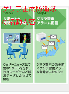 ゲリラ雷雨防衛隊の活動内容
