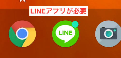 LINEアプリのアイコン