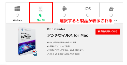 アンチウィルスfor Mac