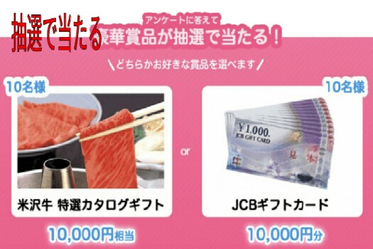 抽選で当たる