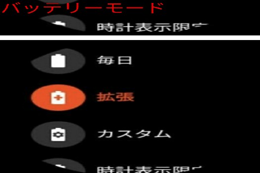 バッテリーオプション