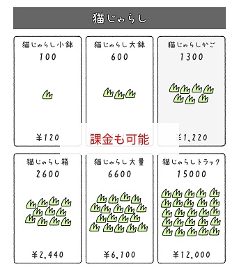 ショップ購入画面