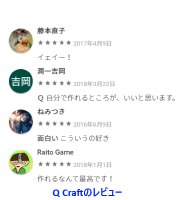 「Q craft」のレビュー