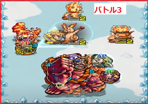 バトル3の攻略ポイント