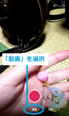 「動画」を選択