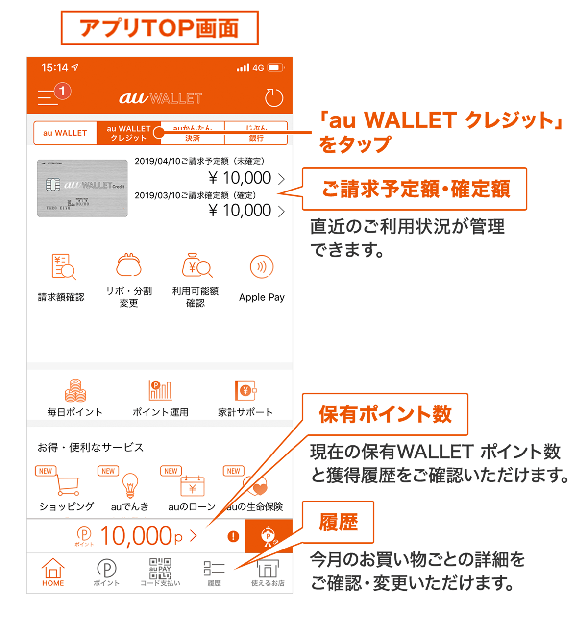 横向き ニッケル 茎 Au ウォレット アプリ Nikkenhome Jp