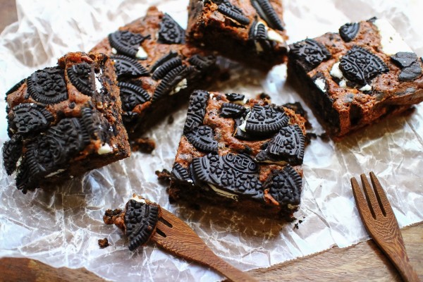 ピーナッツバターオレオブラウニーのレシピ