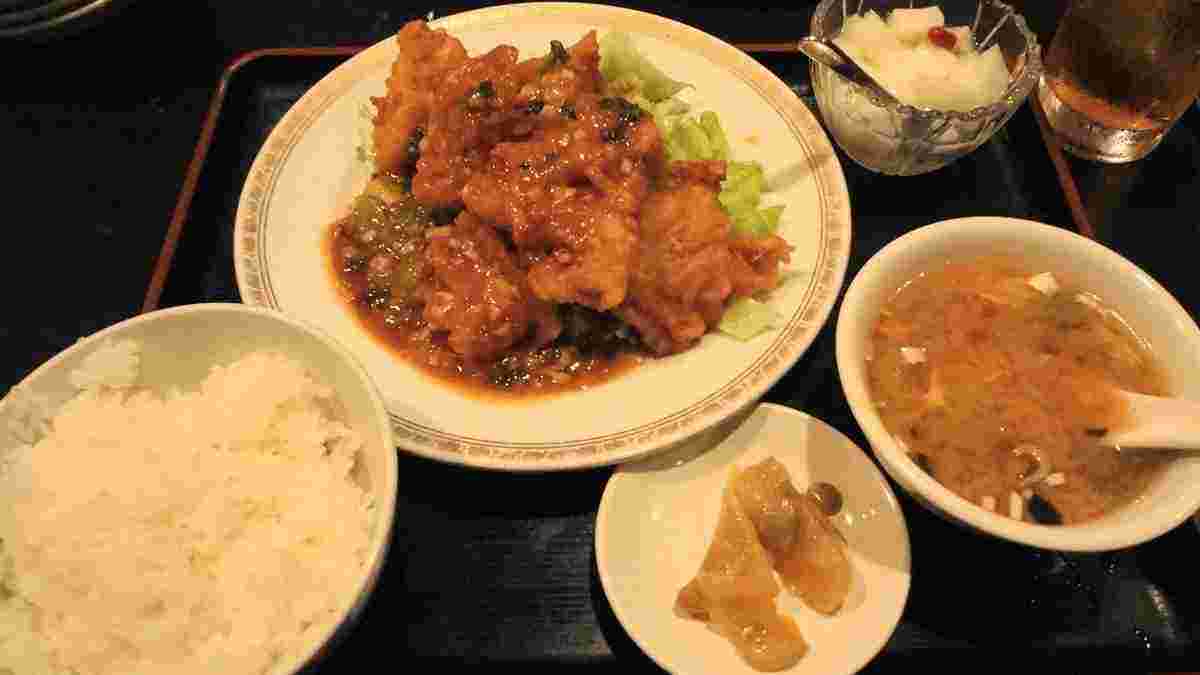 油淋鶏定食
