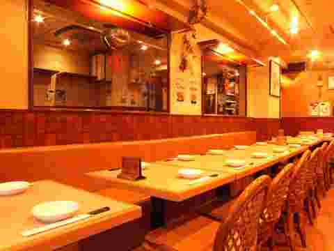 夜来香の店内