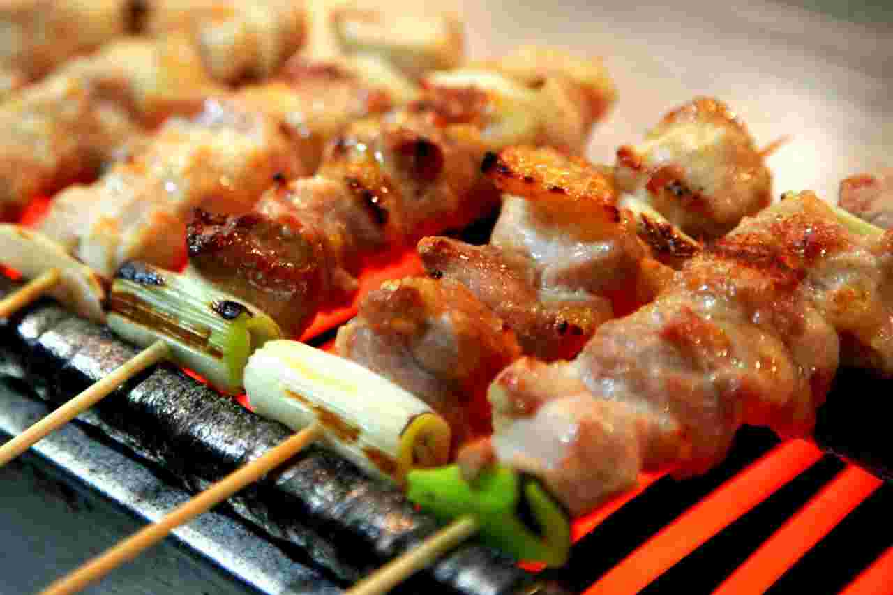 美味しそうな焼き鳥